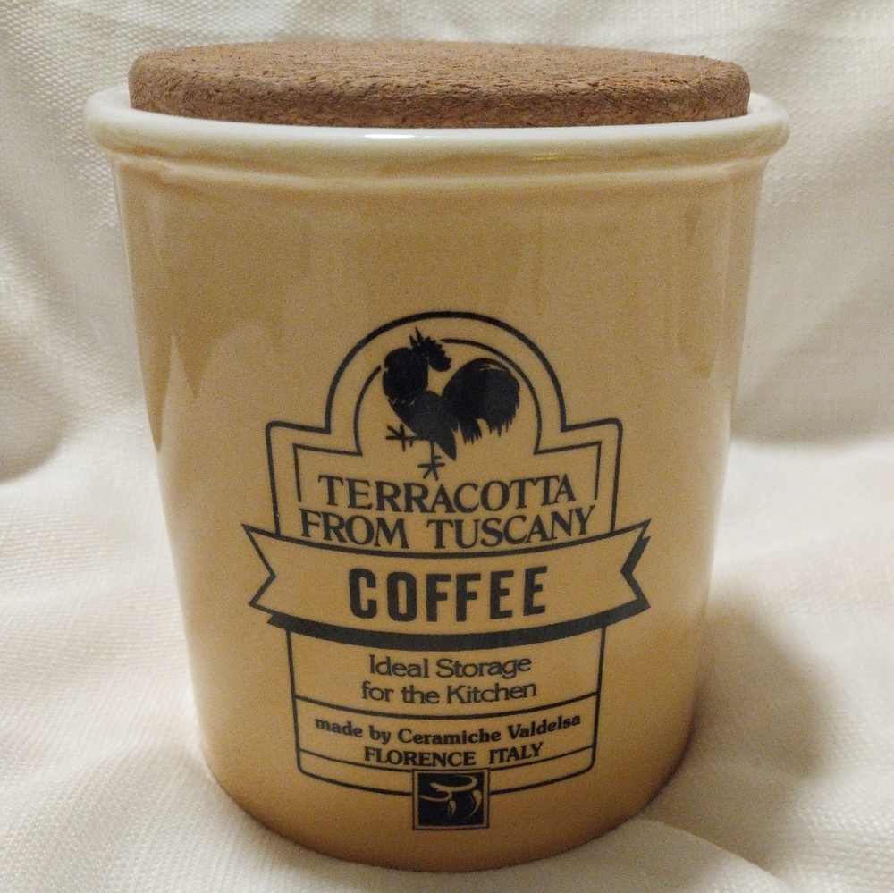 Sur La Table Made In Italy Terracota From Tuscany Ceramic Coffee Canister